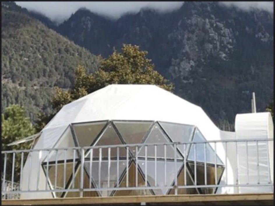 Eco-Friendly Glamping In The Alps 2 glamping domes