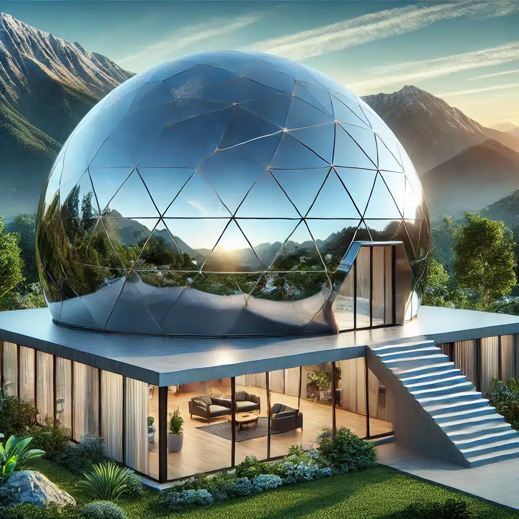 Mirrored home dome 